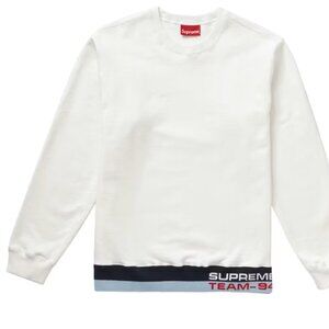 Supreme Rib stripe crewneck sweater Team 94